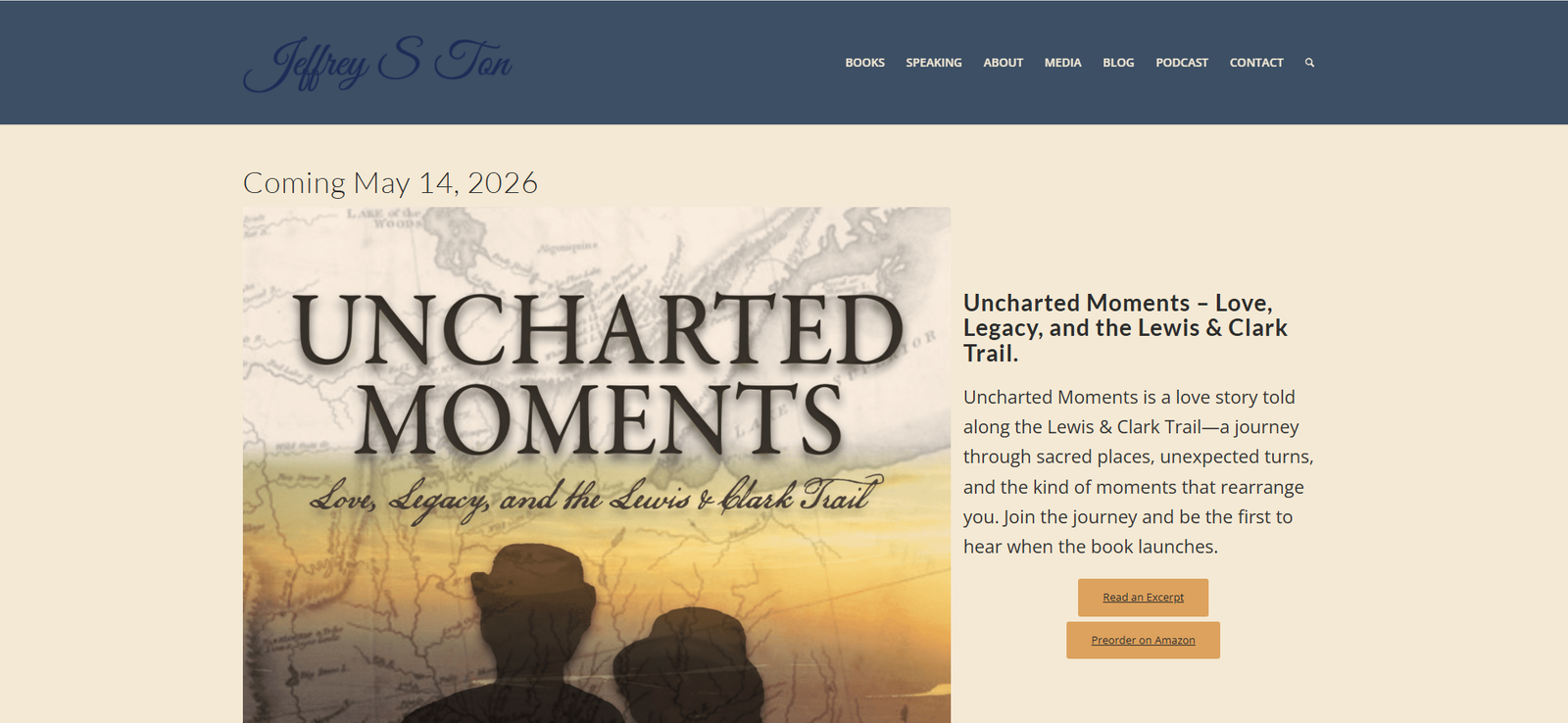 Jeffrey S. Ton author website screenshot