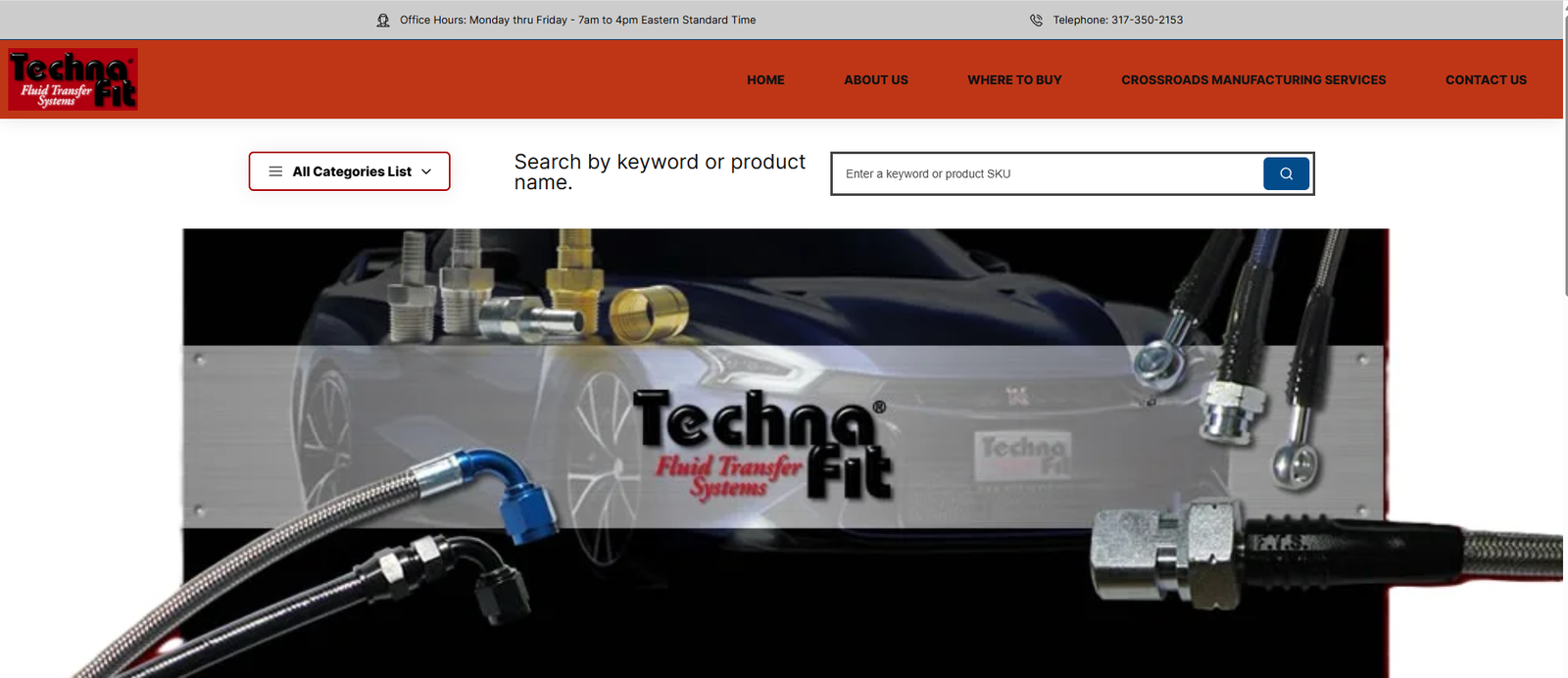 Techna-Fit e-commerce WordPress site built by WP Site Designs
